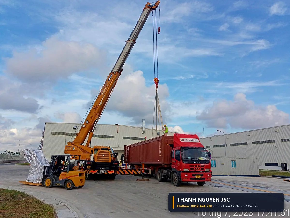 Cho Thuê Xe Cẩu Tại Thanh Hóa Giá Rẻ Uy Tín | Cẩu Tự Hành & Kato 2.5T - 500T