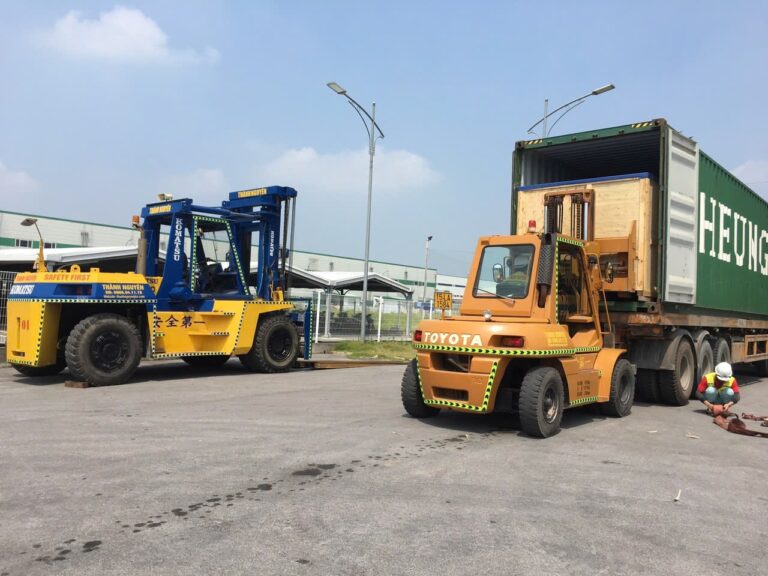 Nhật Ký Thi Công: Hạ Bãi & Trung Chuyển Kiện Thùng Máy Siêu Trọng Woosung Tại KCN Bỉm Sơn - Thanh Hóa