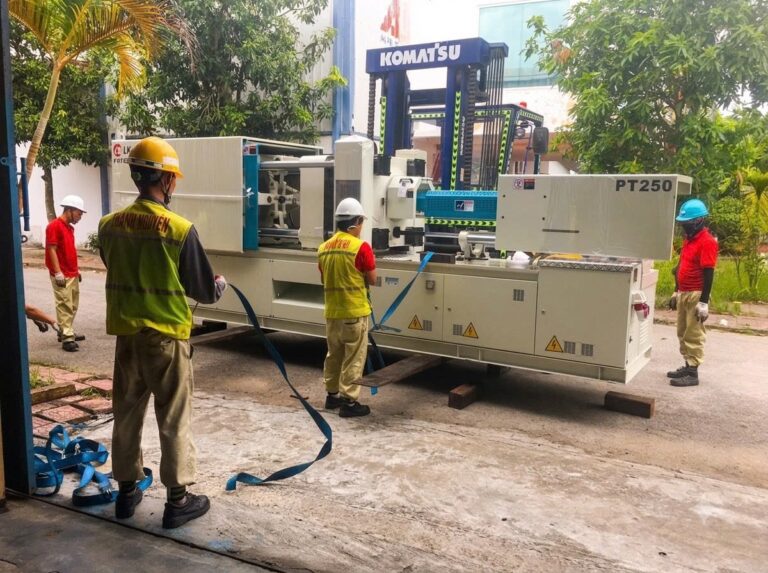 Nhật Ký Thi Công: Tiếp Nhận Container Thiết Bị & Nâng Hạ Máy Ép LK Potenza PT250 Tại KCN Lam Sơn - Sao Vàng - Thanh Hóa